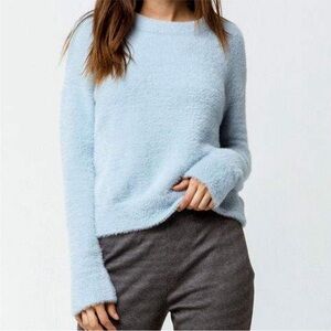 Others Follow Fuzzy Sweater Tilly’s Light Baby Blue Size Large